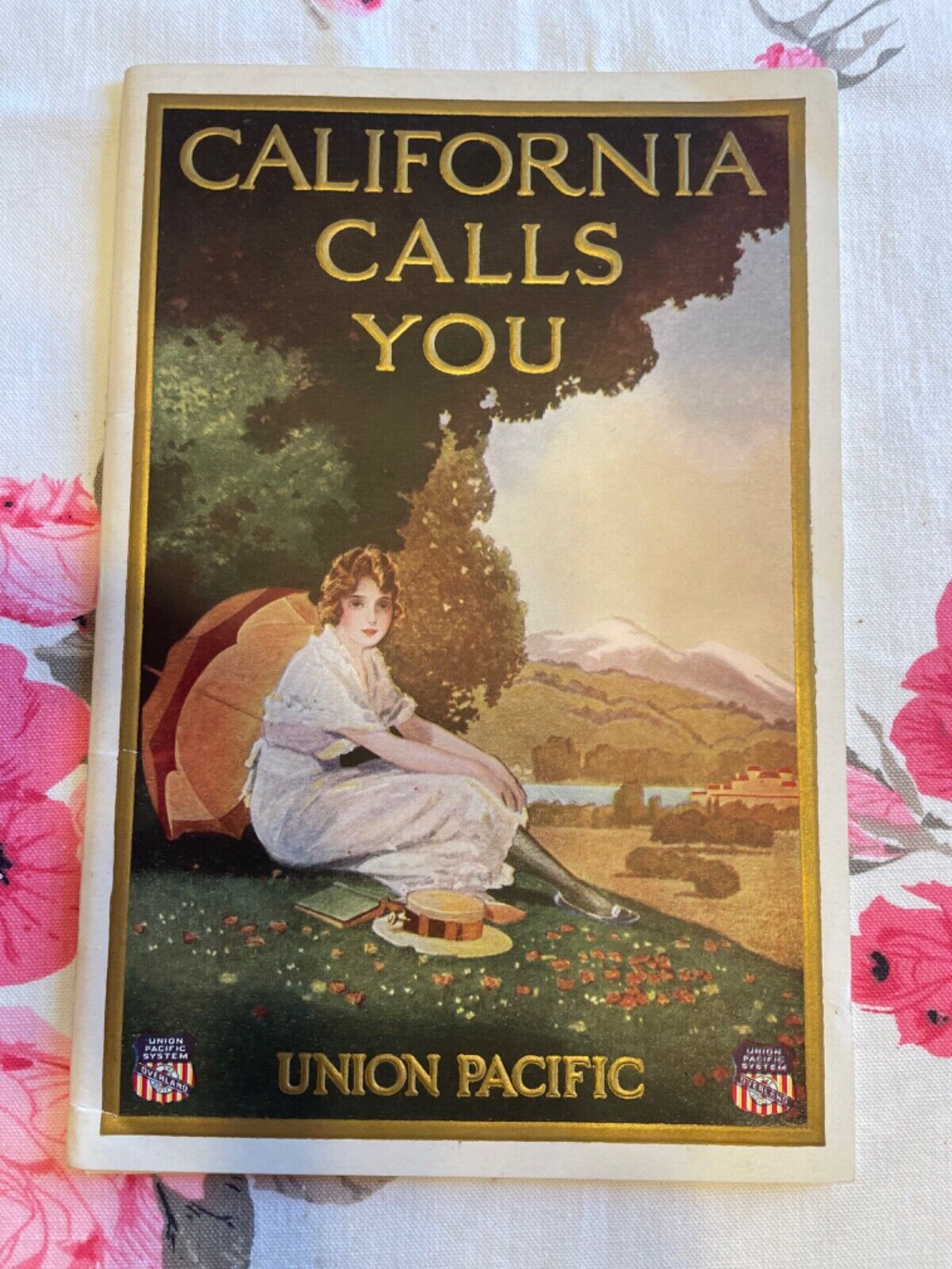 1922 Union Pacific 'California Calls You' Train Guide Excellent Condition