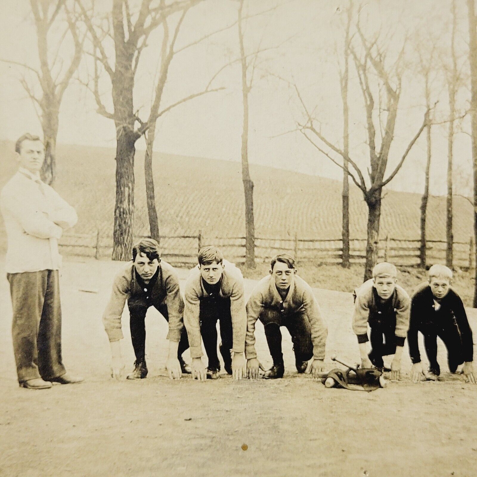 c1910 Postcard York Pennsylvania Youth Baseball Team York County Sports PA