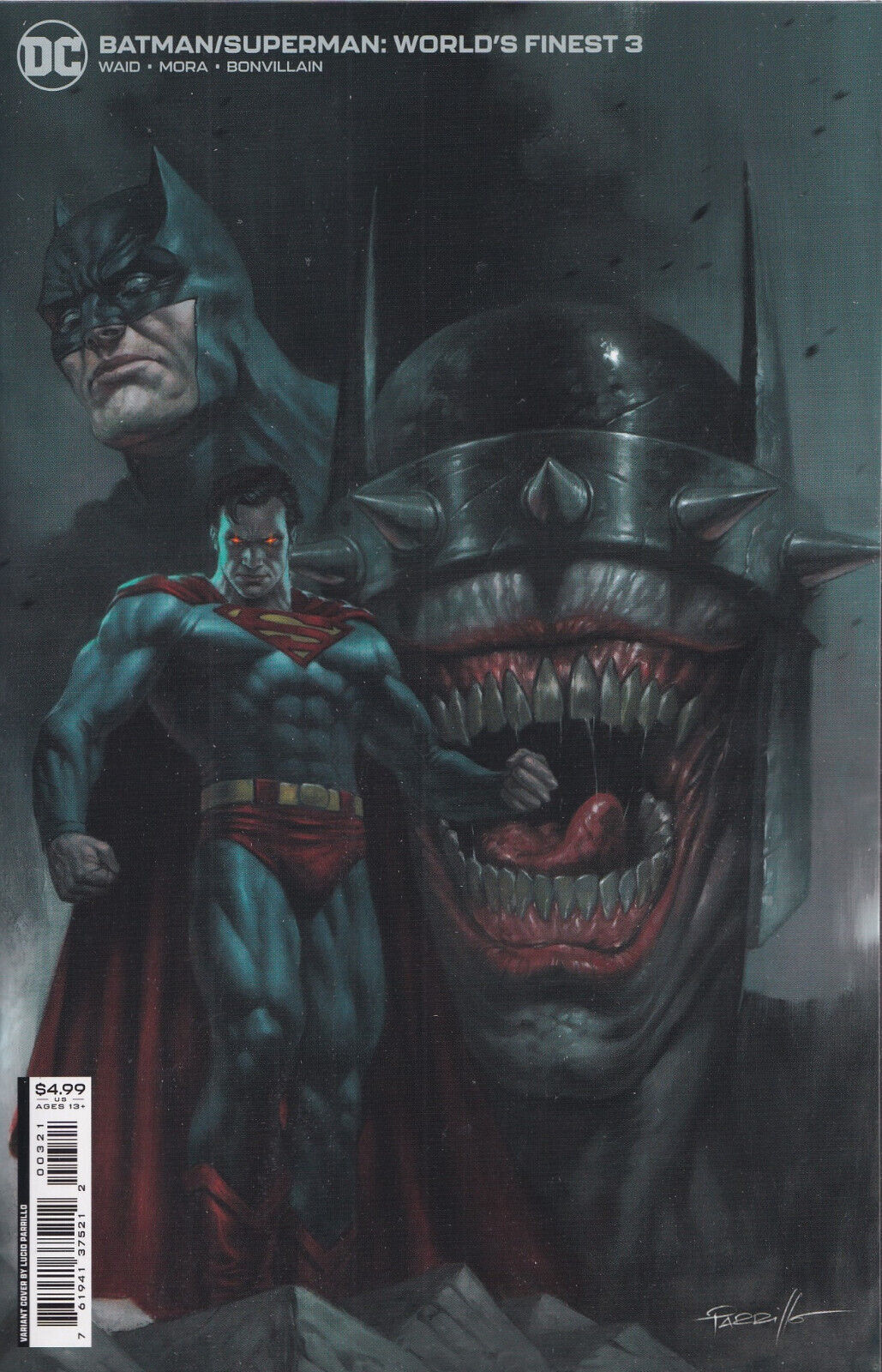 BATMAN/SUPERMAN: WORLD\'S FINEST #3 (LUCIO PARRILLO VARIANT)(2022) ~ DC Comics