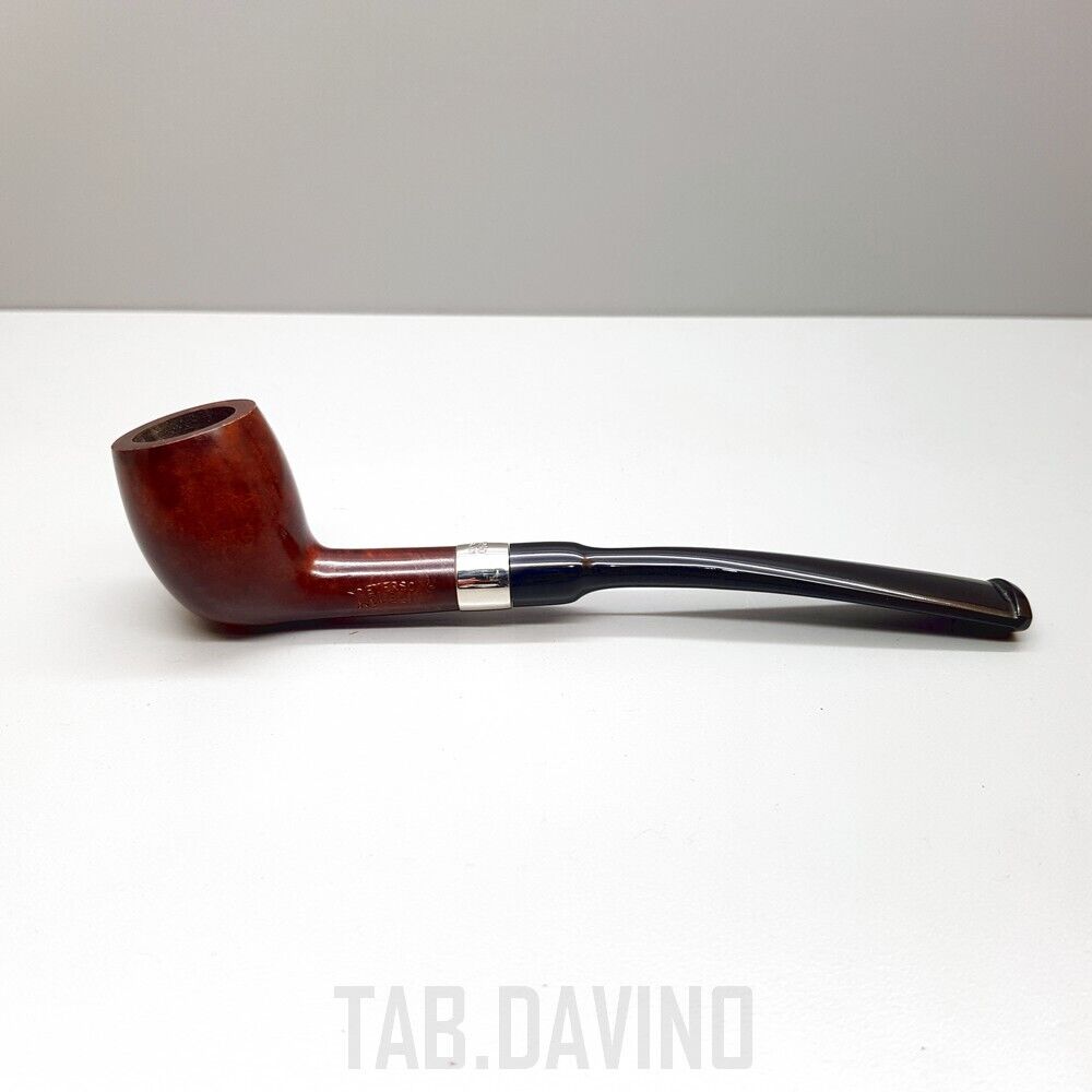 Pipe Peterson of Dublin Belgique Smooth Nickel Mounted Made IN Ireland
