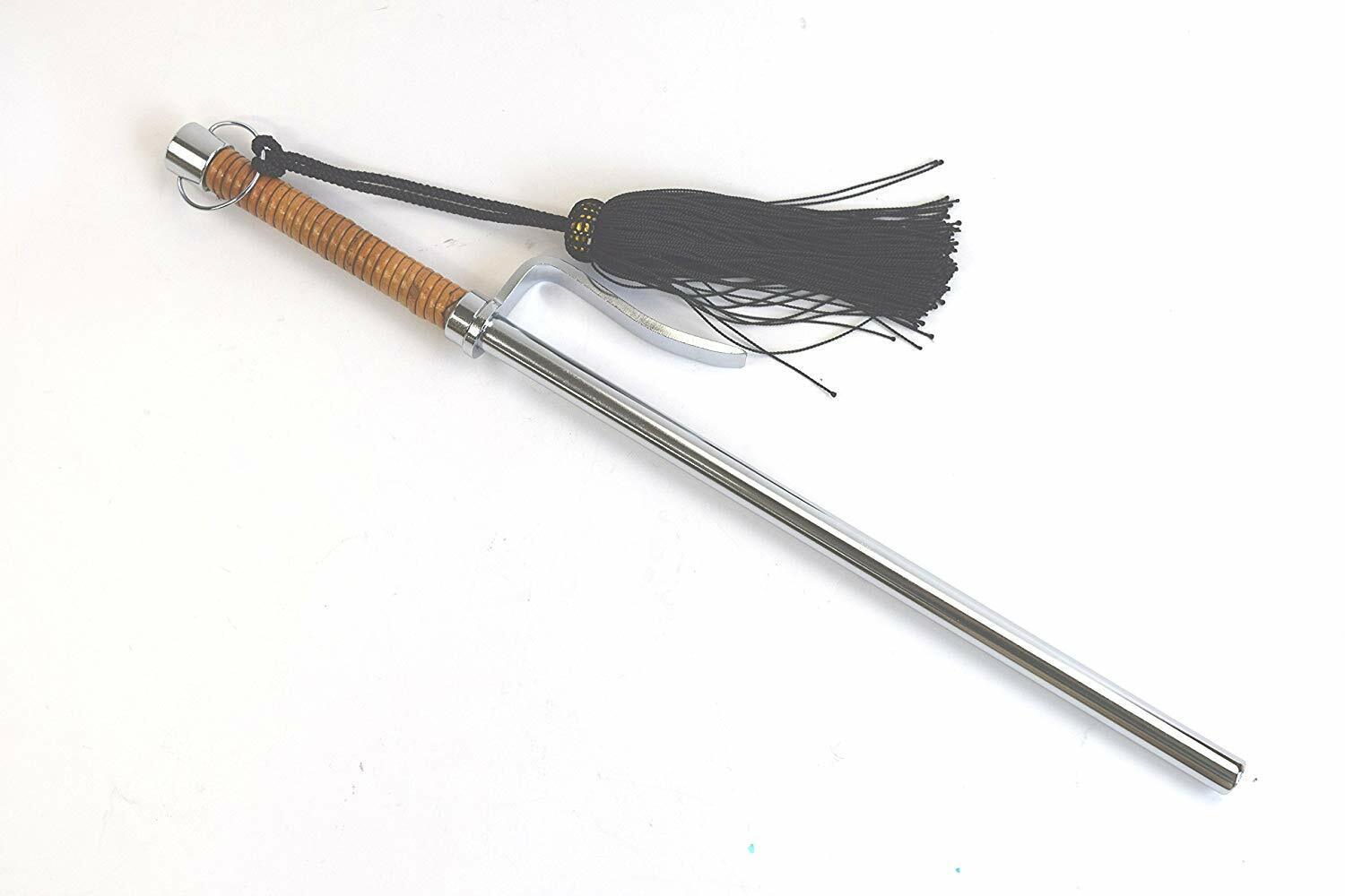 Jutte Jitte Japanese Traditional Weapon Black Salmon Winding Protection Japan