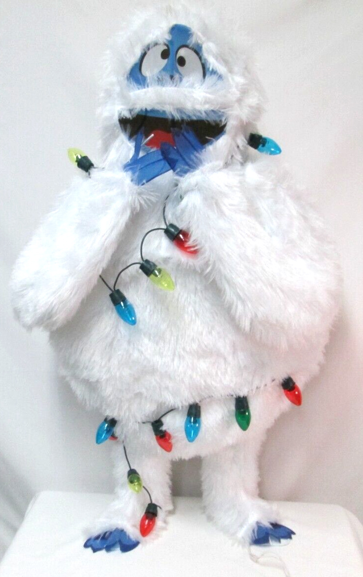 Rudolph BUMBLE Abominable Snowman Christmas Decoration 32” T Light Up Yard Works