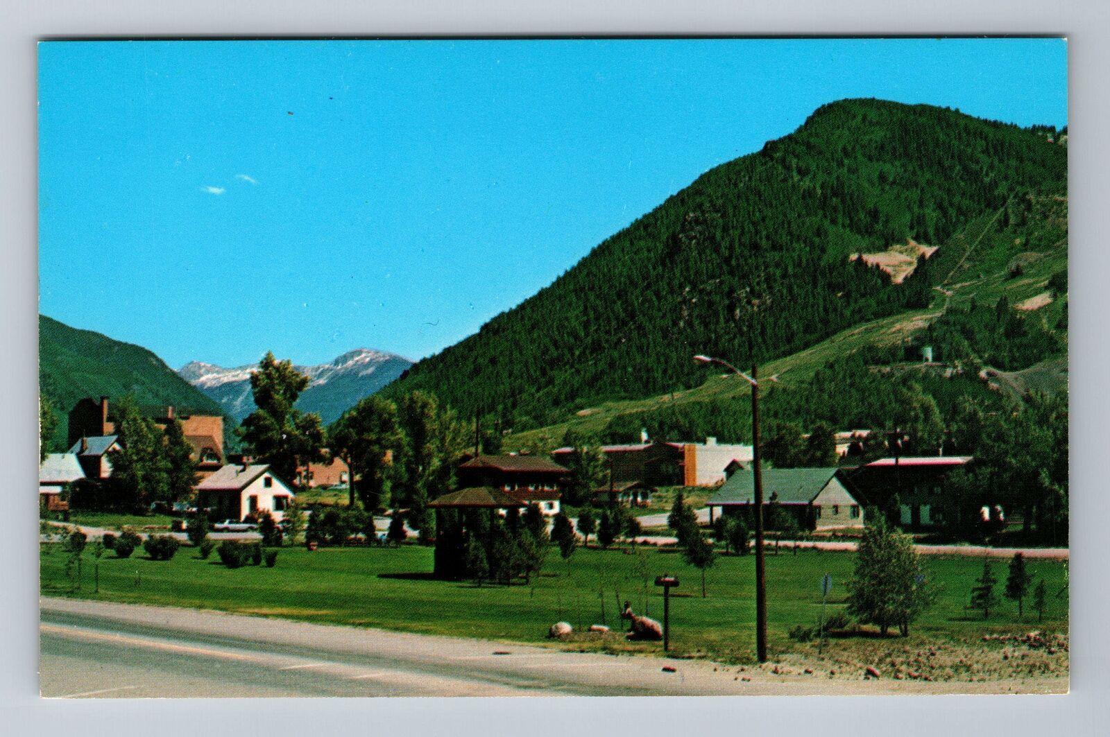 Aspen CO-Colorado, Scenic View In Summer, Continental Divide Vintage Postcard