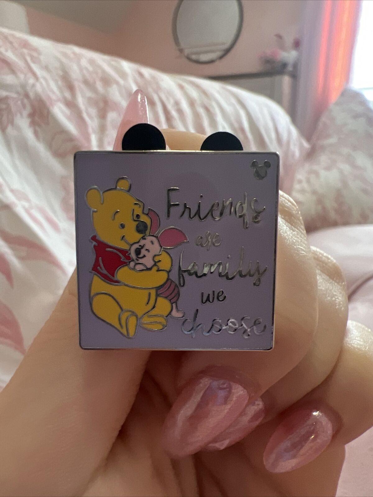 Disney Trading Pins 134125     DLR - Pooh and Piglet - Hidden Mickey 2019 - Pooh