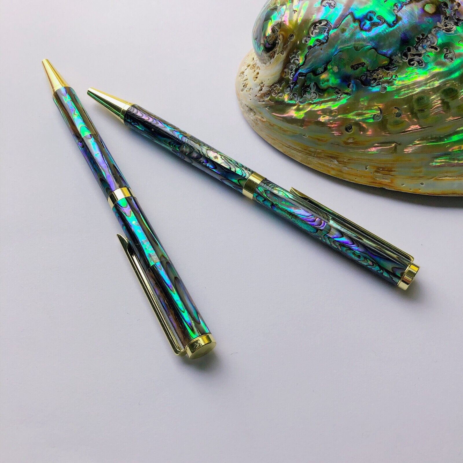 Ballpoint Pen, Handmade Shell Pen made of Abalone Shell, Pearl Pen- BEST GIFT
