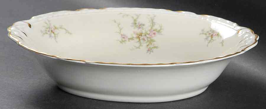 Arcadian-Prestige Old Rose Oval Vegetable Bowl 15072