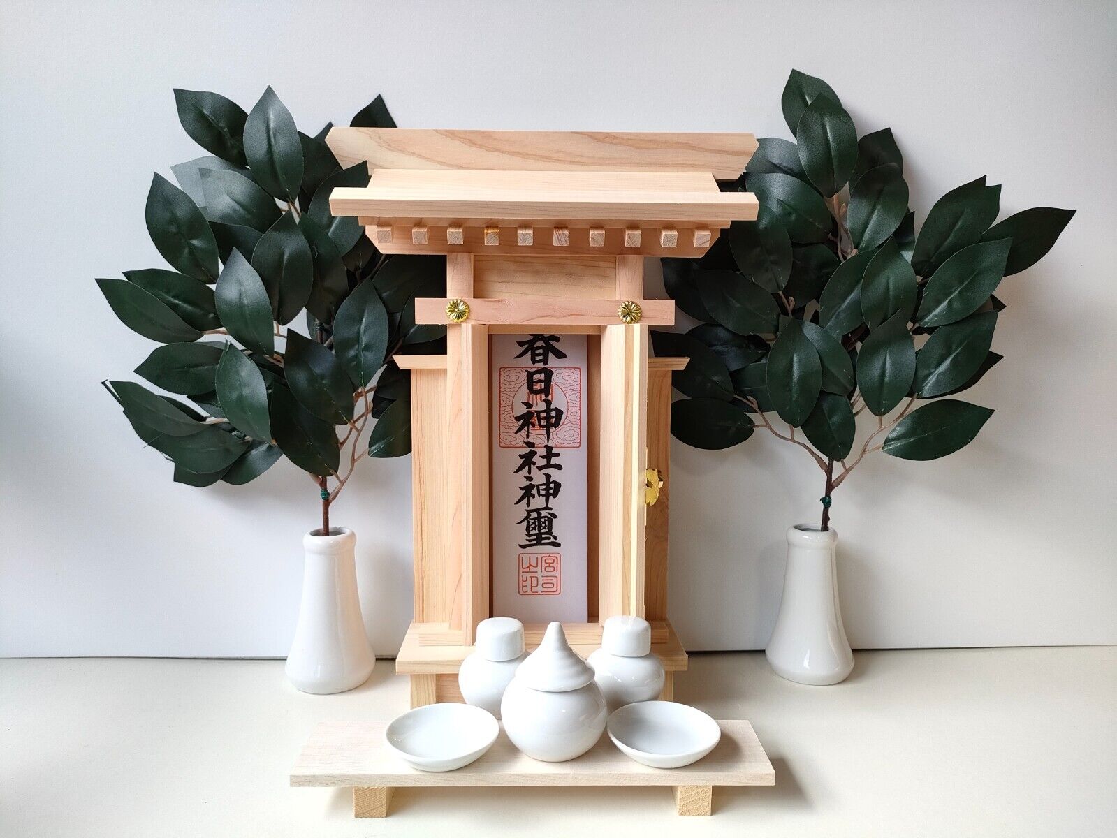KAMIDANA household Shinto altar shelf miniature shrine Japanese Home ofuda set