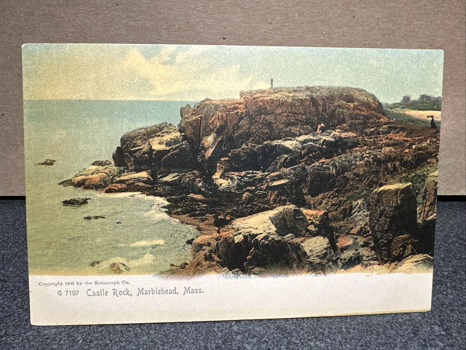 Castle Rock, Marblehead, Massachusetts Postcard