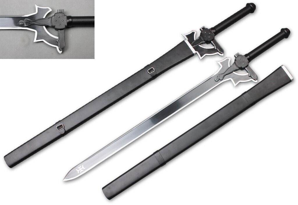 Sword Art Online Sword Kirigaya Kazuto Cosplay Elucidator SAO Steel Replica Prop