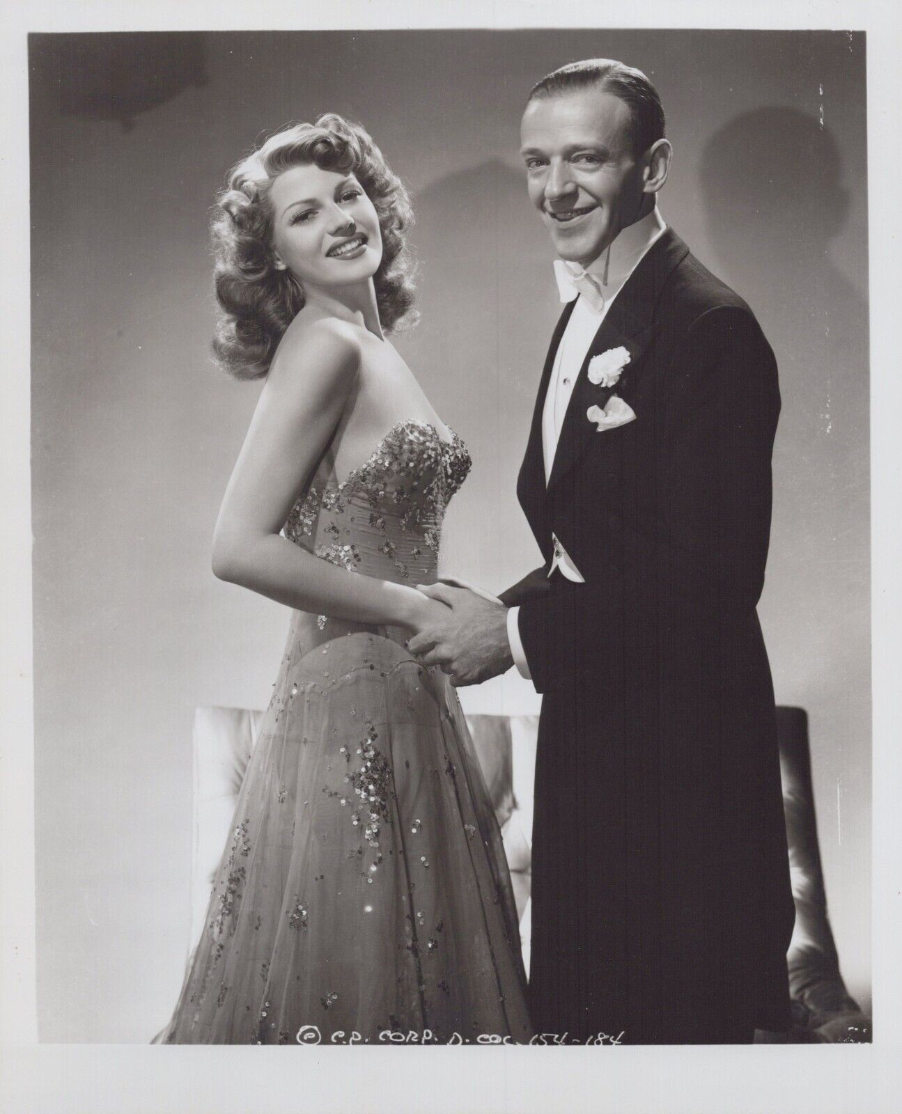 Rita Hayworth + Fred Astaire (1950s) ❤ Original Vintage Movie Photo K 396