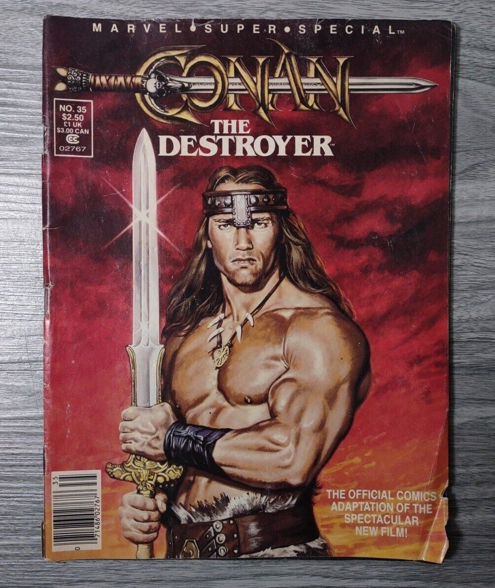 Marvel Comics Super Special # 35 ~ Conan The Destroyer ERROR Duplicate Pages VTG
