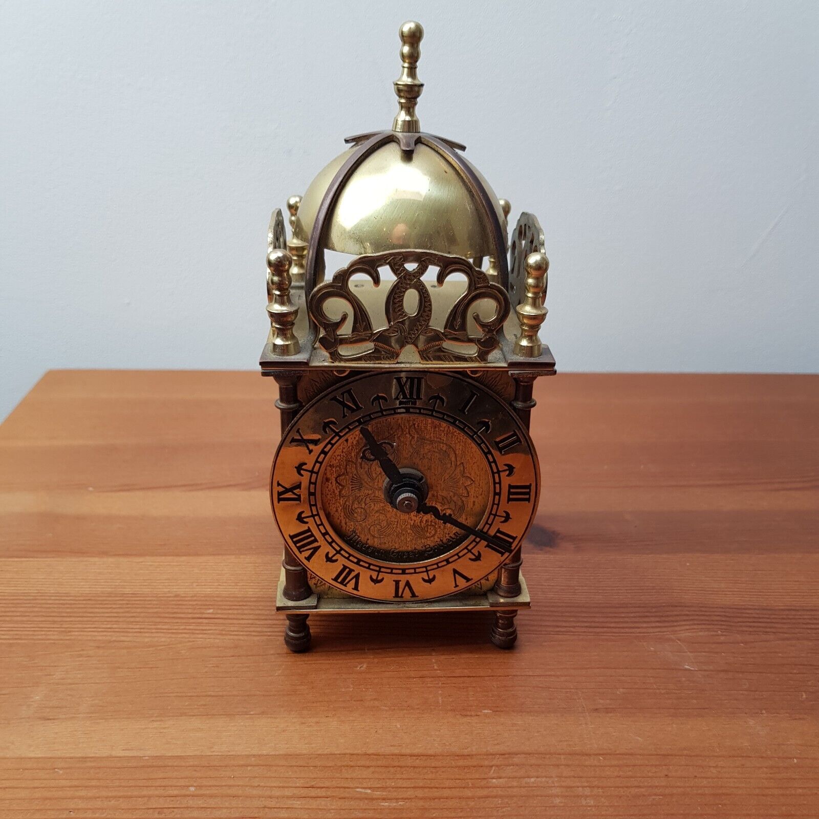  smiths lantern  clock vintage brass