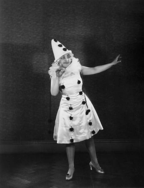1923 Singer Pauline Bindly In A Pierrot Costume 1 Old Photo