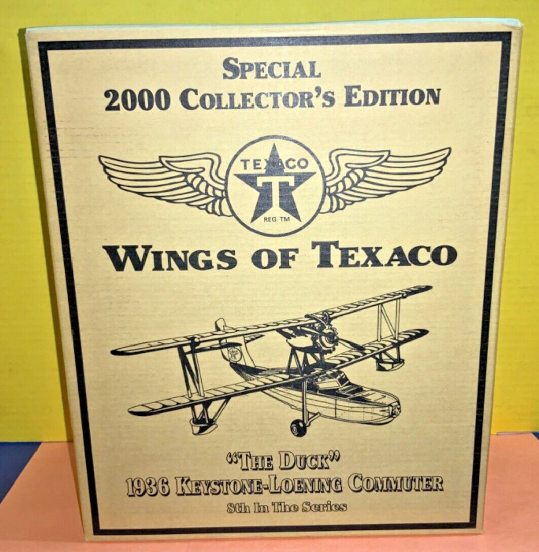 2000 ERTL Wings of Texaco The Duck 1936 Keystone-Loening Commuter - AS IS (C)