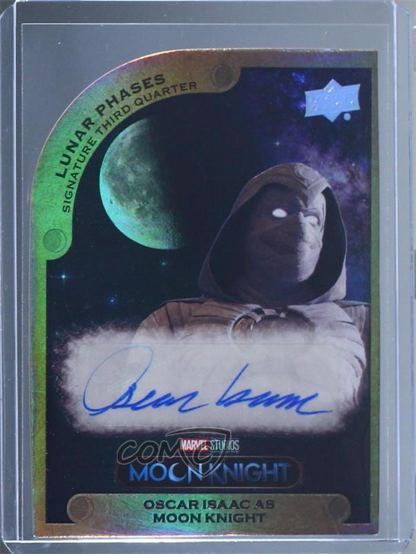 2023 Upper Deck Moon Knight Lunar Phases Signatures 6/50 Oscar Isaac Auto 05na