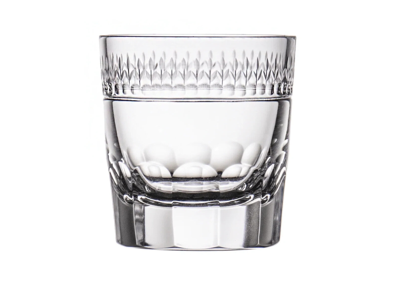 William Yeoward Gloria Liqueur Shot Glass Etched Engraved Crystal