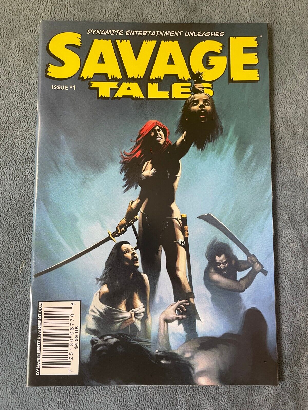 Savage Tales #1 2007 Dynamite Comic Book Richard Isanove Variant Cover NM