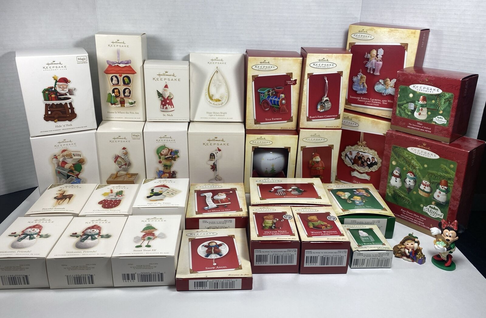 Hallmark Christmas Ornaments Lot of 31 From 2000 To 2011