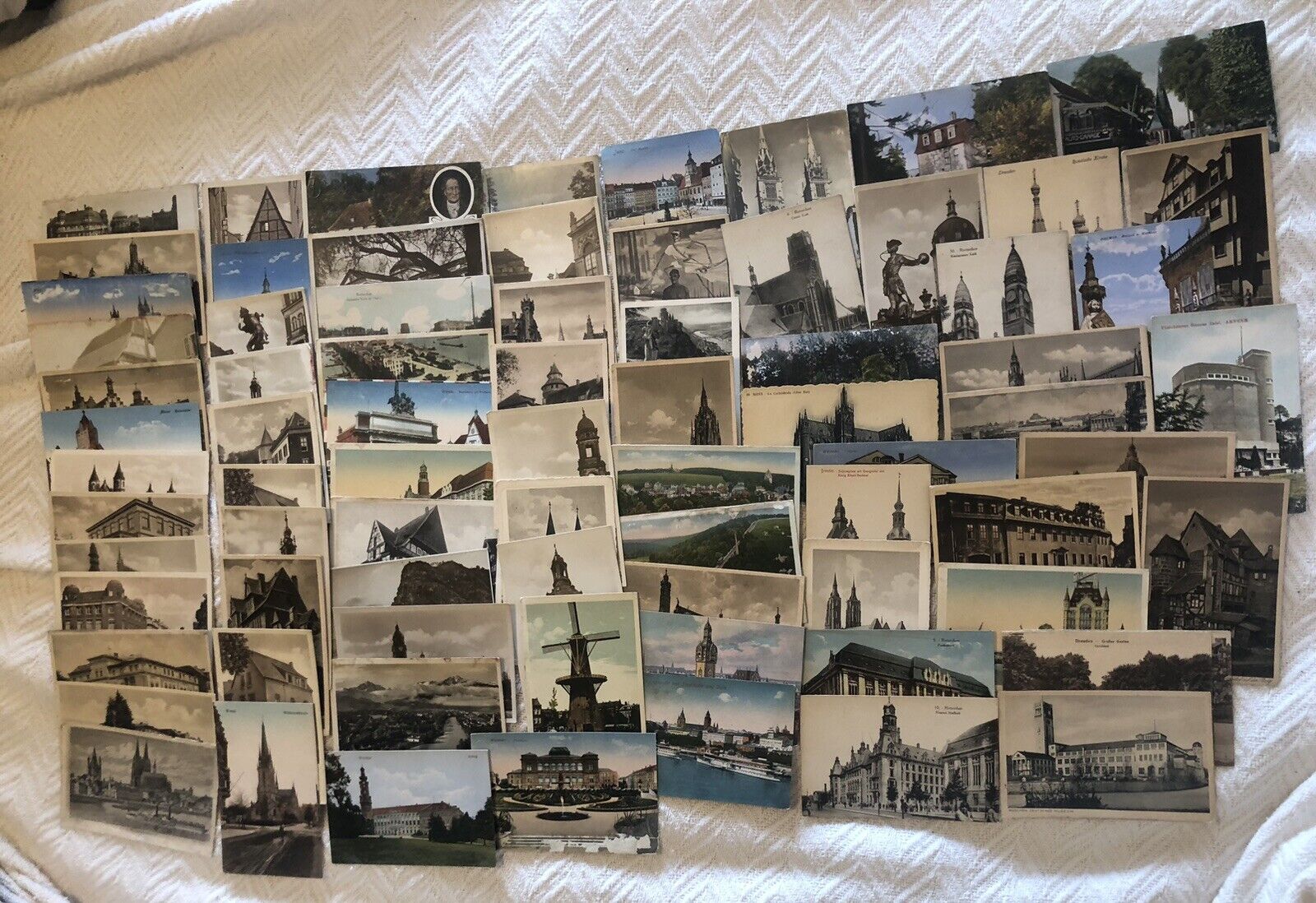 Vintage & Antique Lot of 75 Unposted Postcards from Germany
