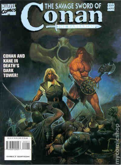 Savage Sword of Conan #220 FN 1994 Stock Image