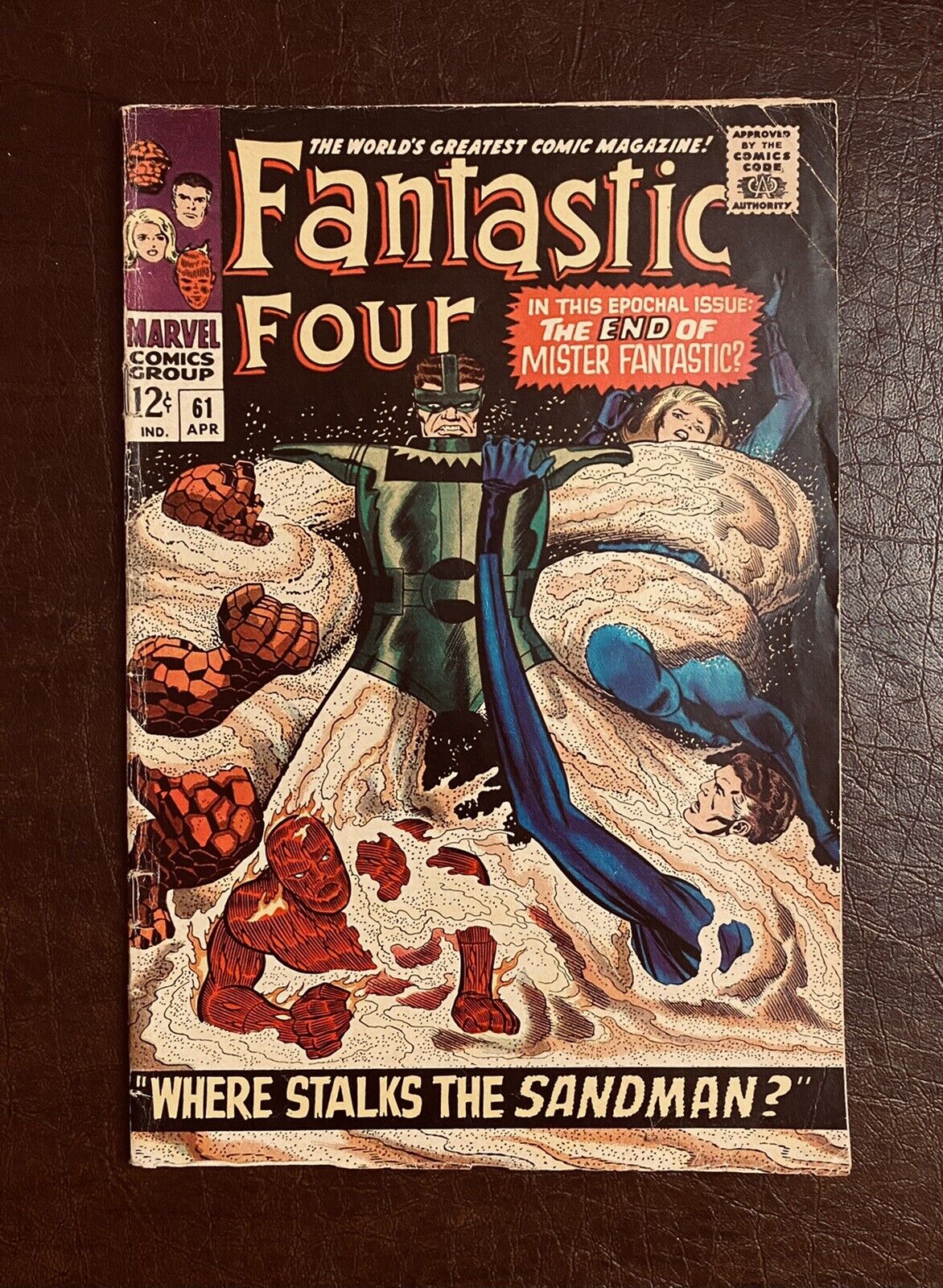 FANTASTIC FOUR #61 April 1967 Marvel Comics SANDMAN Appearance **GREAT SHAPE**