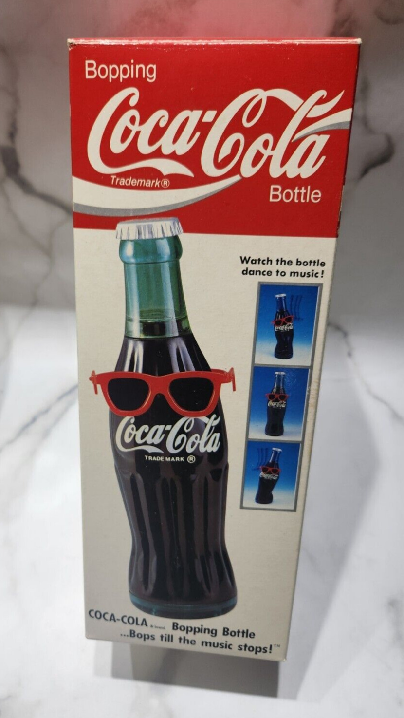 Vintage Takara 1991 Coca-Cola Bopping Bottle Tested Works With Original Box