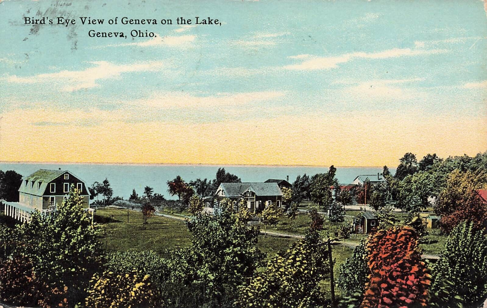 LP12 Geneva on the Lake Ohio 1911 Postcard