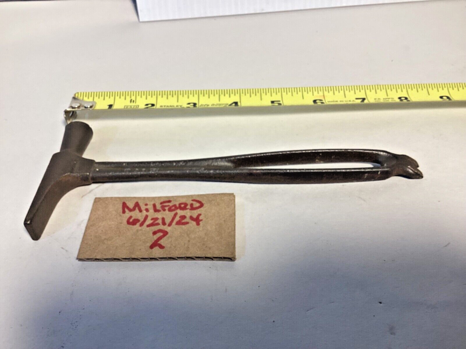 Vintage small  iron tack hammer