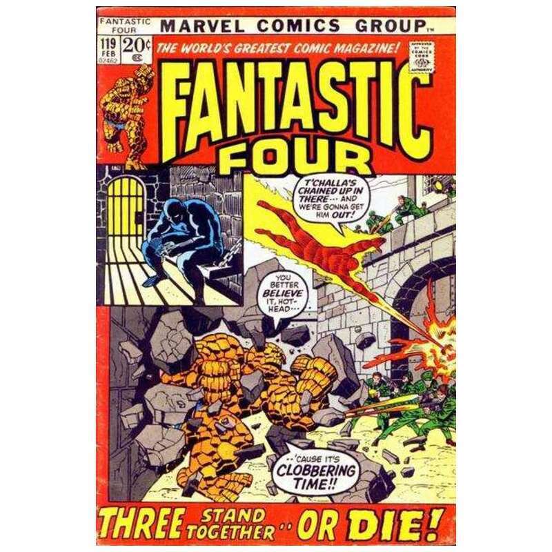 Fantastic Four #119  - 1961 series Marvel comics Fine minus [r\'