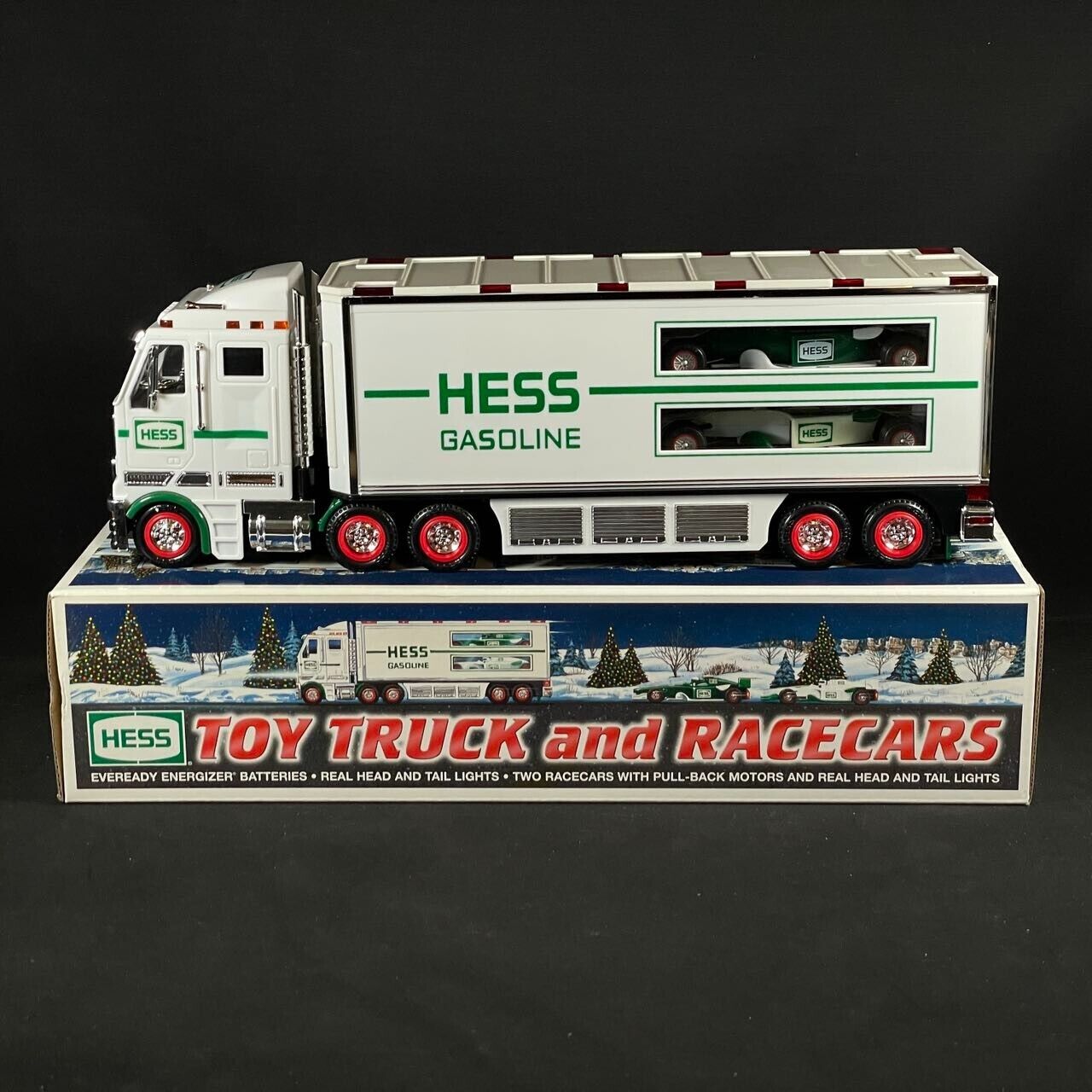 2003 Hess Toy Truck and Racecars - Collectible - NEW IN ORIGINAL BOX