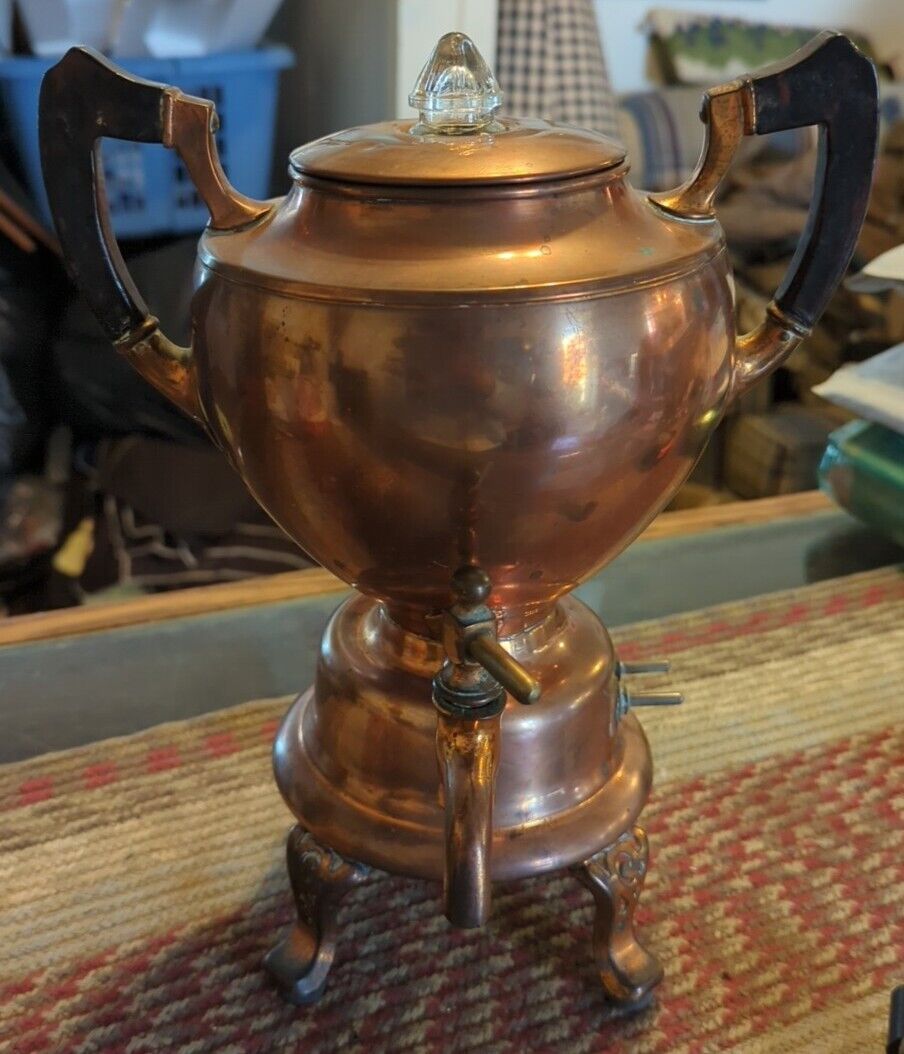 Antique Manning Bowman and Co. 12593 Percolator Coffee Pot, Untested