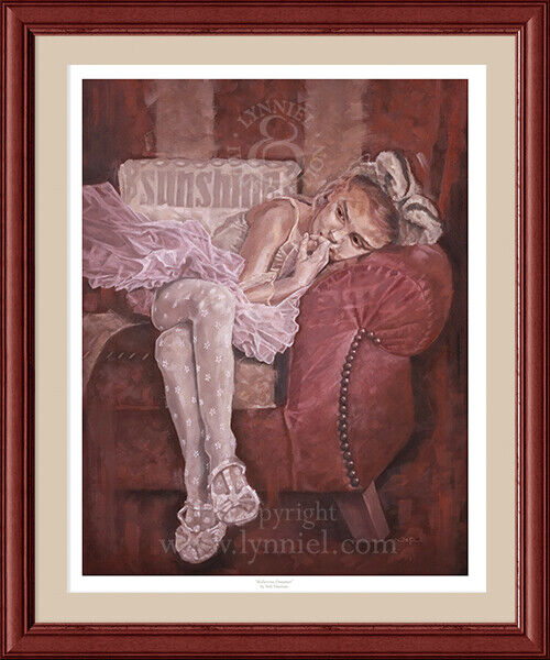 BALLERINA DREAMER. Ballerina Fine Art Giclée Print by Neil Paterson 