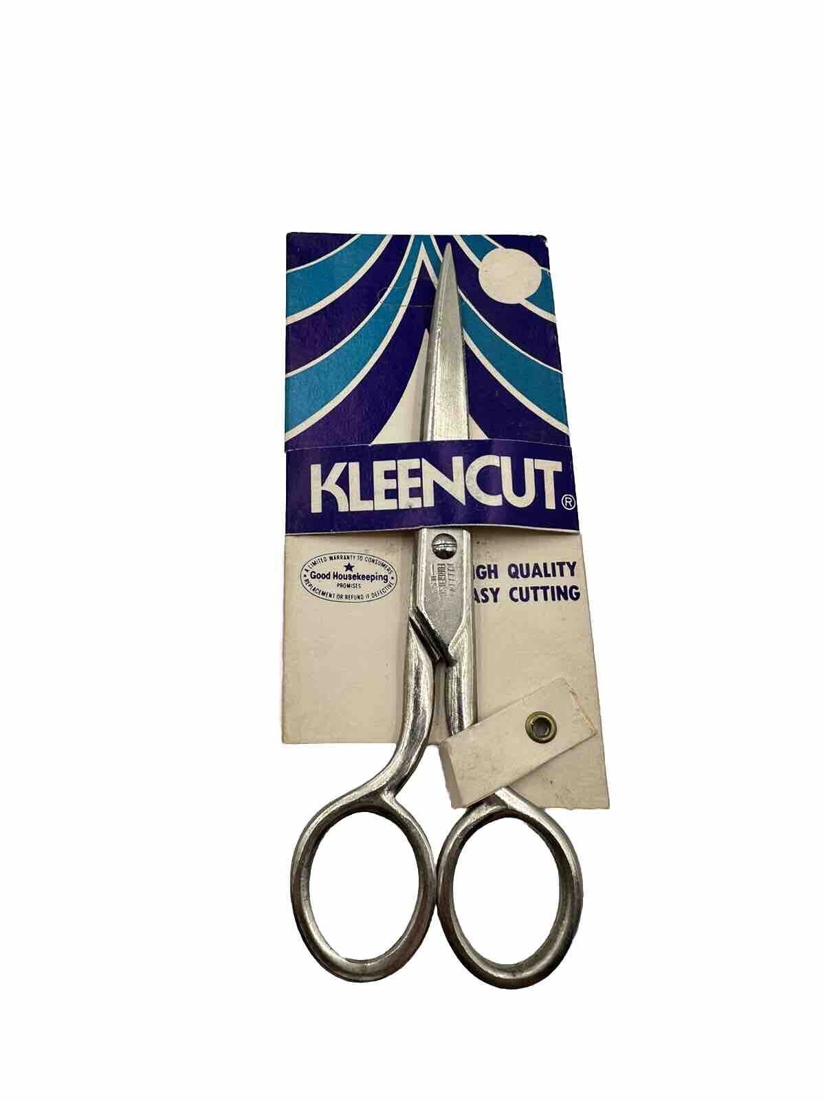 Kleencut Deluxe Vintage Scissors Shears 6” Made in USA Forged Steel B53