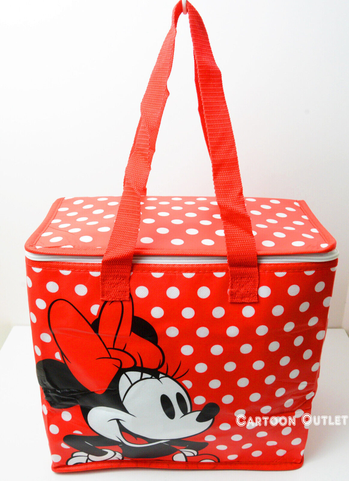 Disney Minnie Mouse Insulated Food Delivery Zippered Tote Bag Birthday Gift Red
