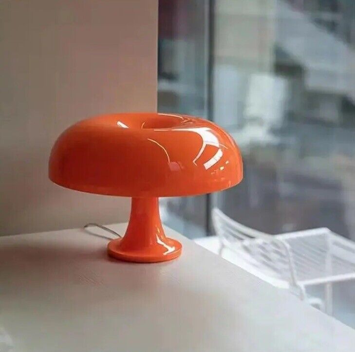 Orange Retro Mushroom Lamp