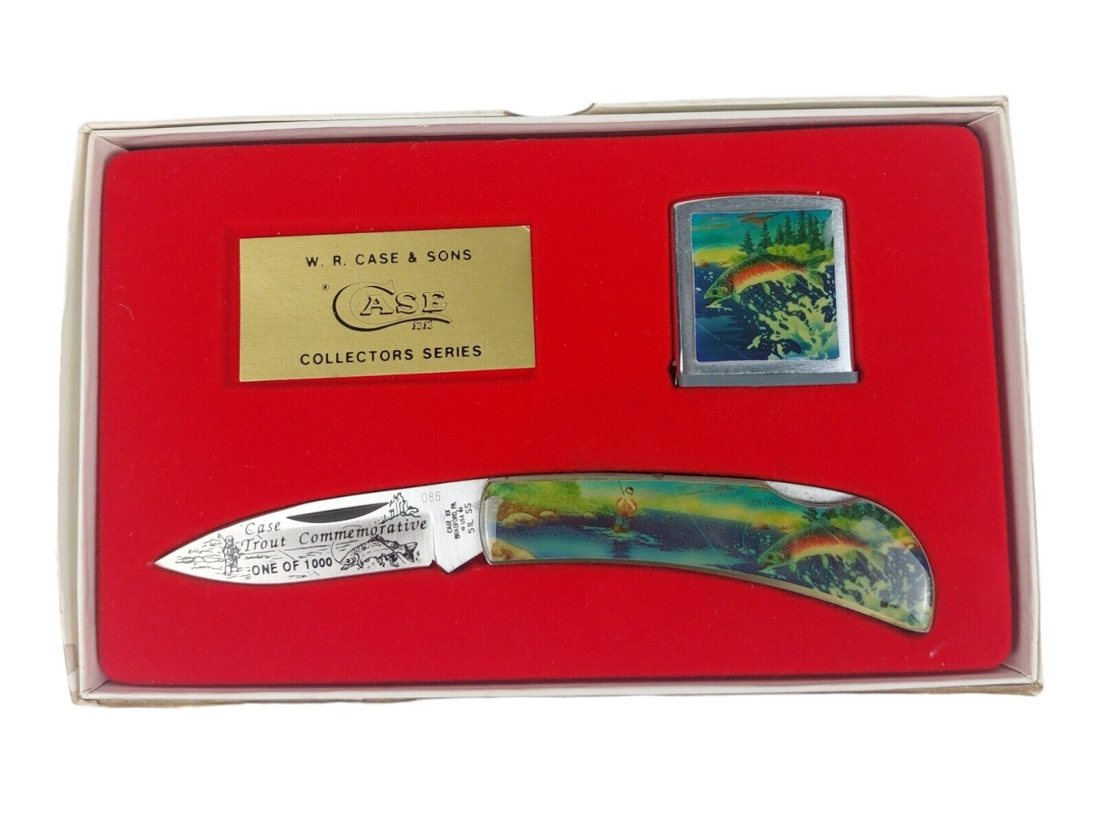 Case XX Limited Edition Trout Commemorative Knife Set 1993