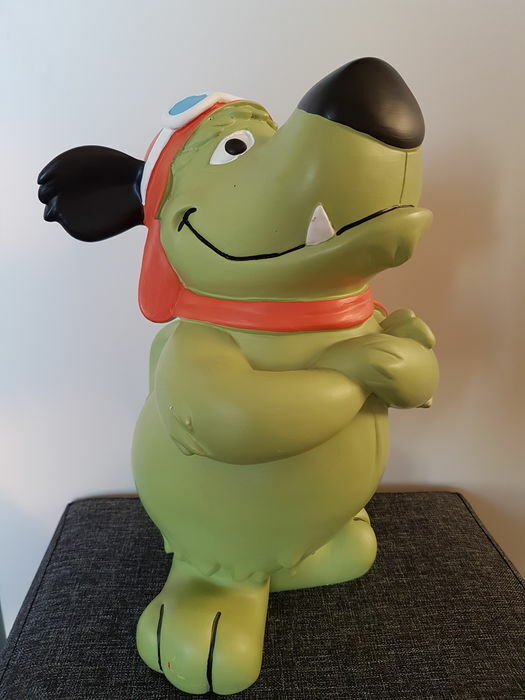 Extremely Rare Hanna Barbera Wacky Races Muttley Standing Big Figurine Statue