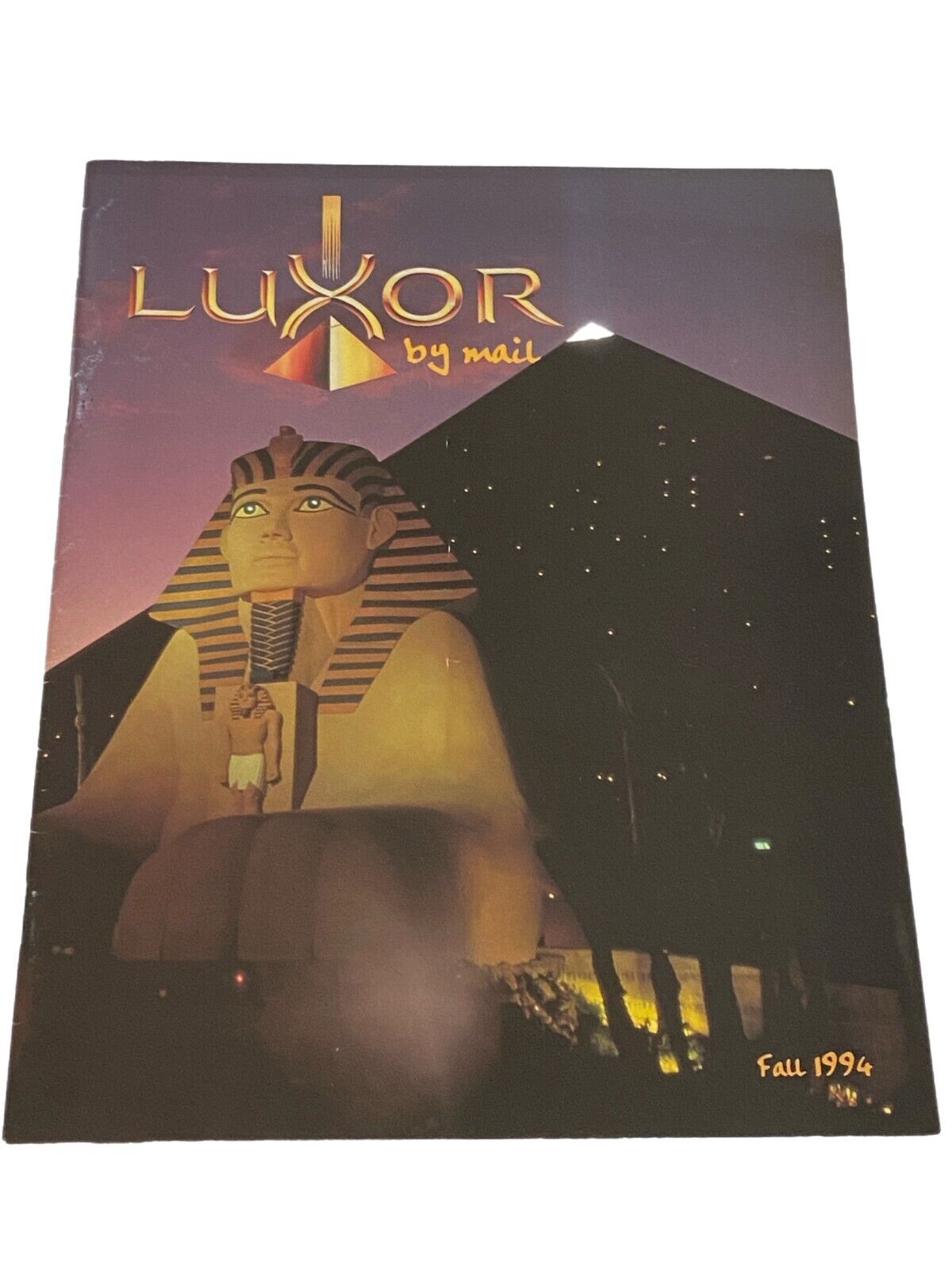 Luxor Casino Las Vegas ~ Vintage 1994 Luxor by Mail Egyptian Product Catalog