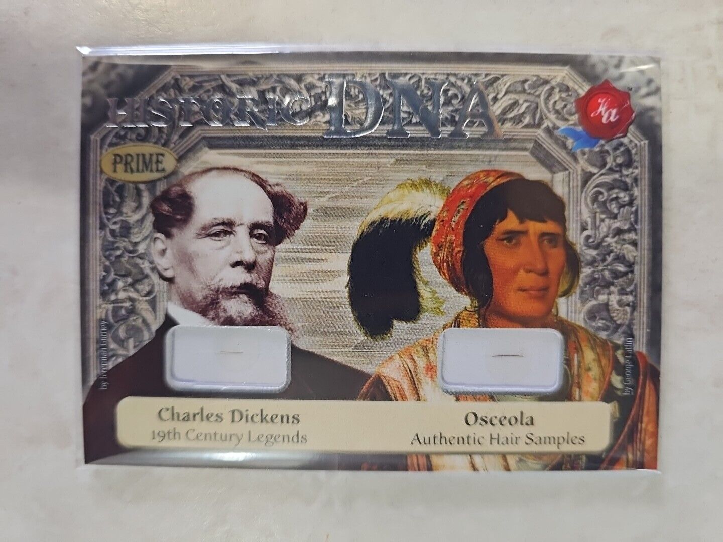 2024 Historic Autograph Co Prime Historic DNA Charles Dickens And Osceola...