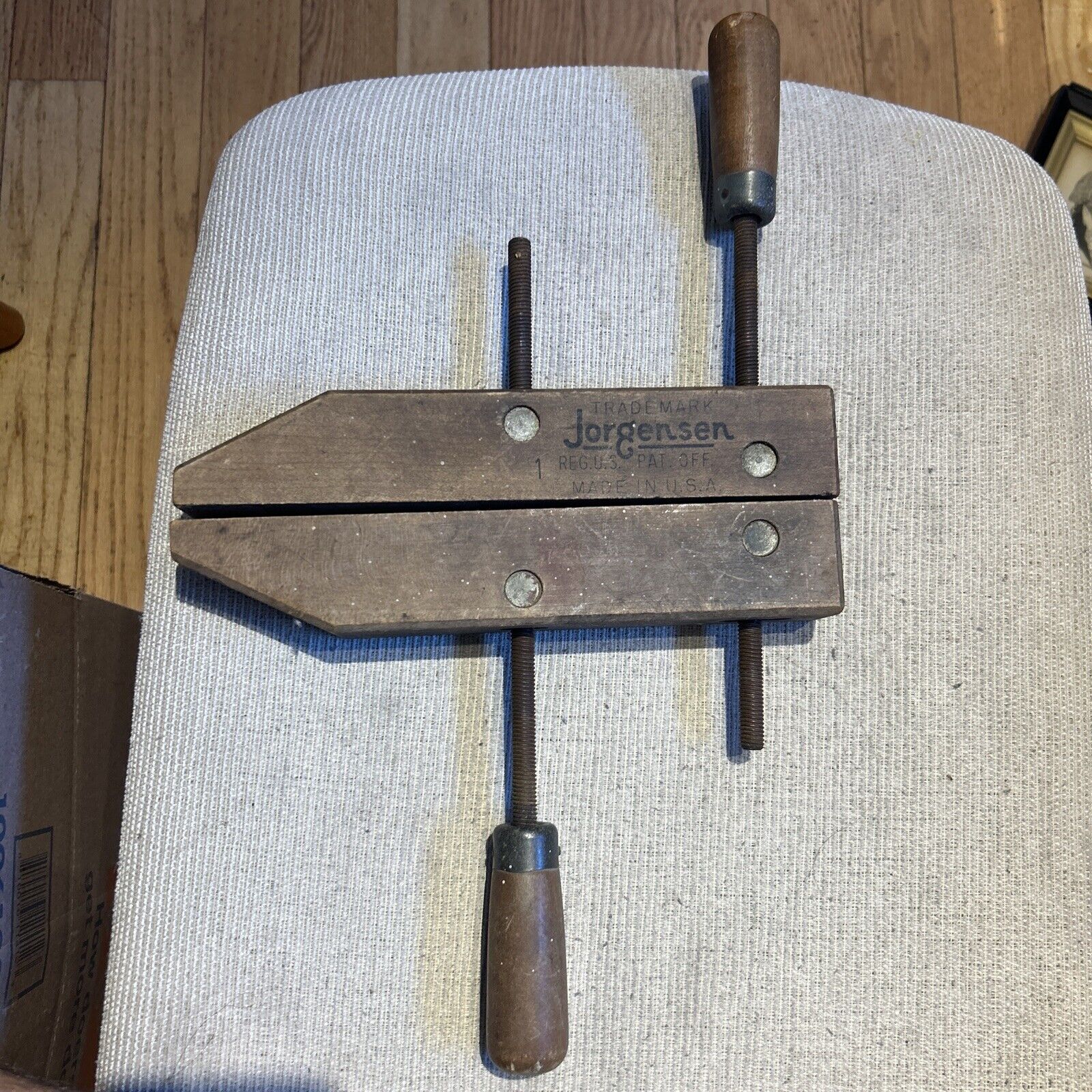 Vintage Jorgensen Wood Adjustable Clamp