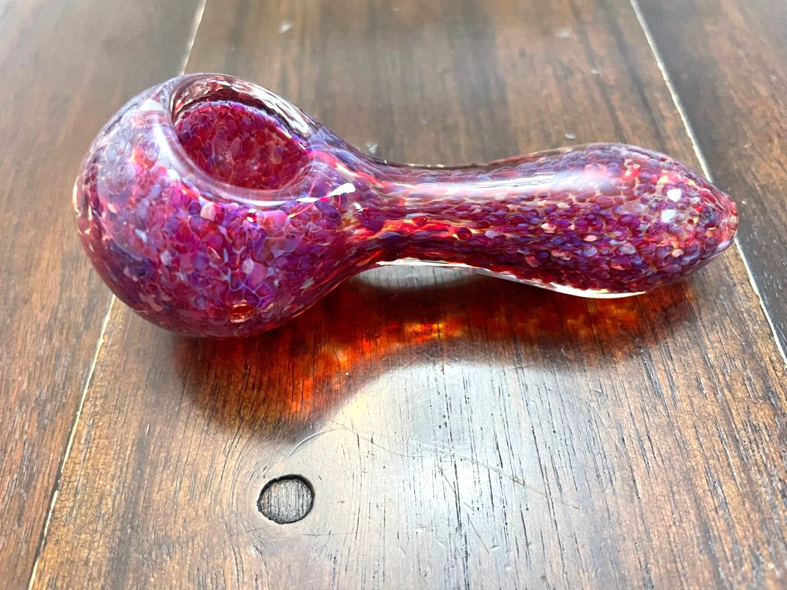 4” Premium Glass Pipe Bowl Red Lava