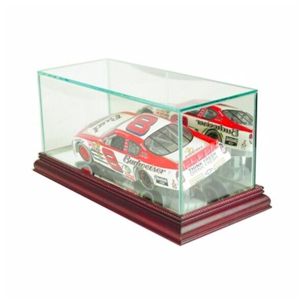 1/18 1:18 Scale Diecast Car Personalized Glass Display Case Wood Base