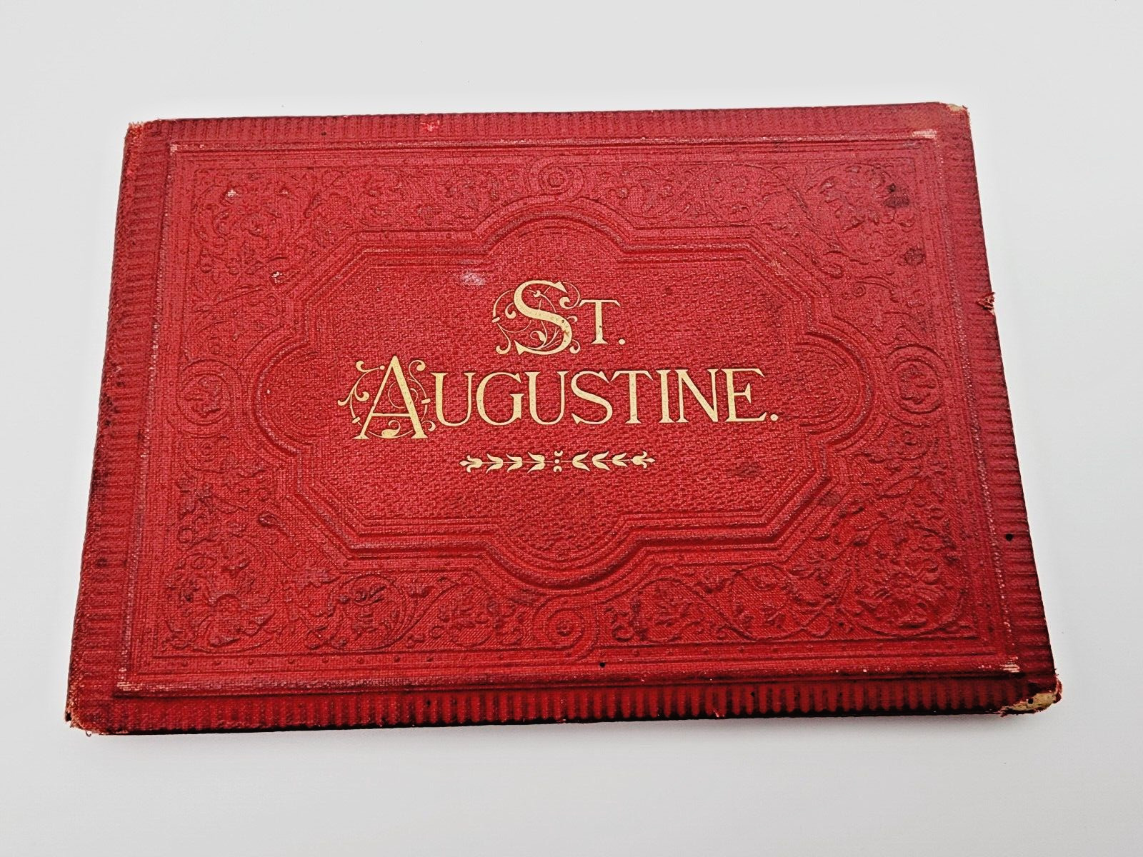 Rare Very Early 20th Century Hard Cover Souvenir Folder of St. Augustine. FL