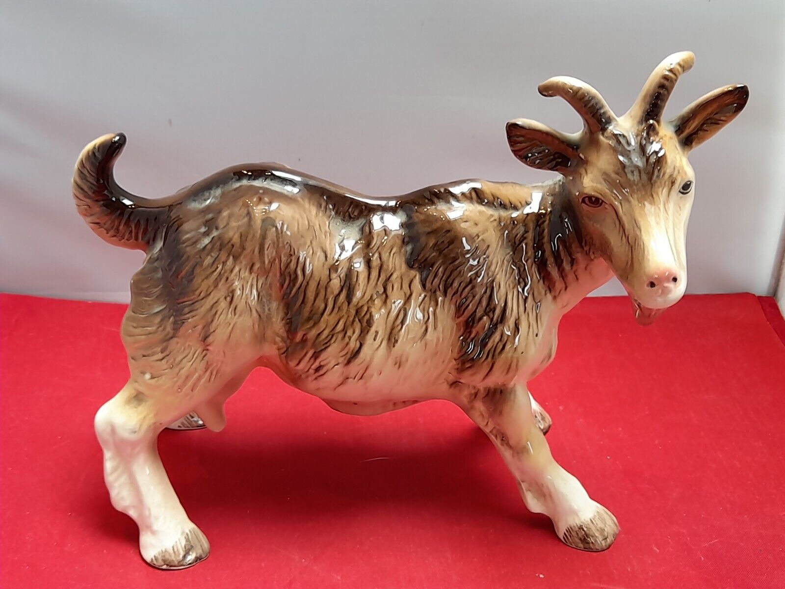 Melba Ware Nanny Goat Large Ceramic Animal Figurine Ornament VINTAGE