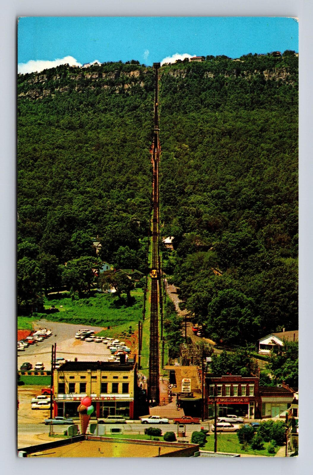 Chattanooga TN-Tennessee, Incline To Lookout Mountain, Vintage c1967 Postcard