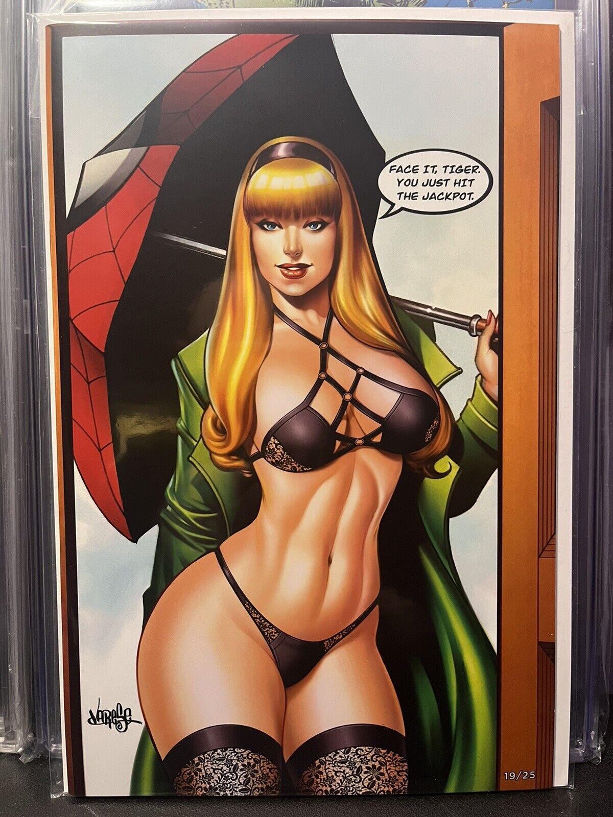 Gritty And Gorgeous Nice Virgin Jackpot Jose Varese Cover 2022 NM+ #19 Of 25