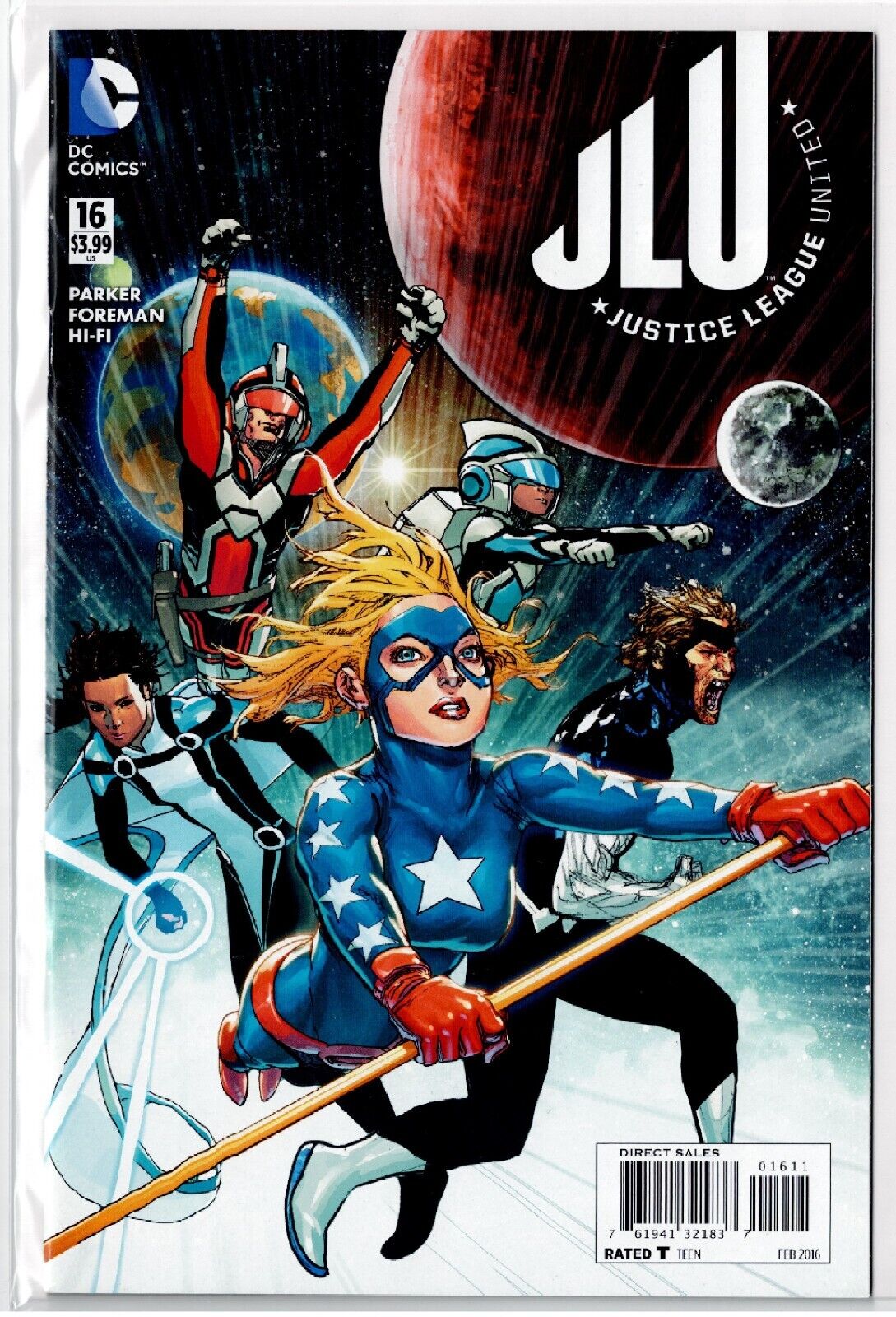 Justice League United JLU #16 Feb. 2016 DC Comics Excellent