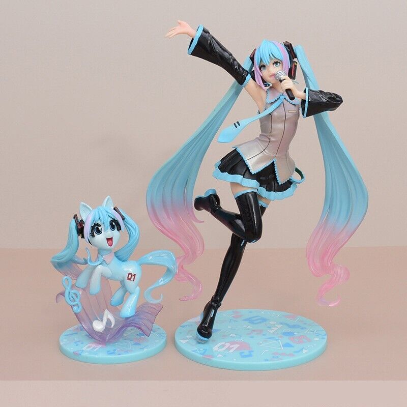 New Hatsune Miku feat Action Figure My Little Pony Bishoujo Figure Toy In Box