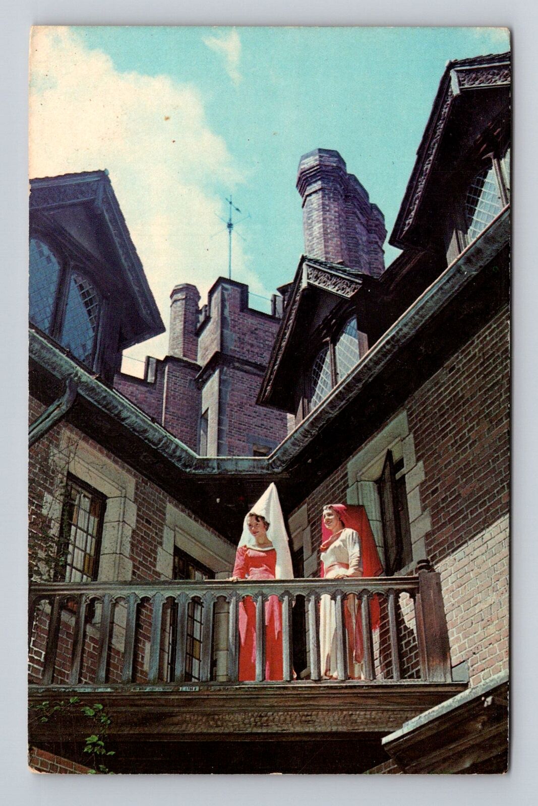 Akron OH-Ohio, Stan Hywet Hall, Antique, Vintage Souvenir Postcard