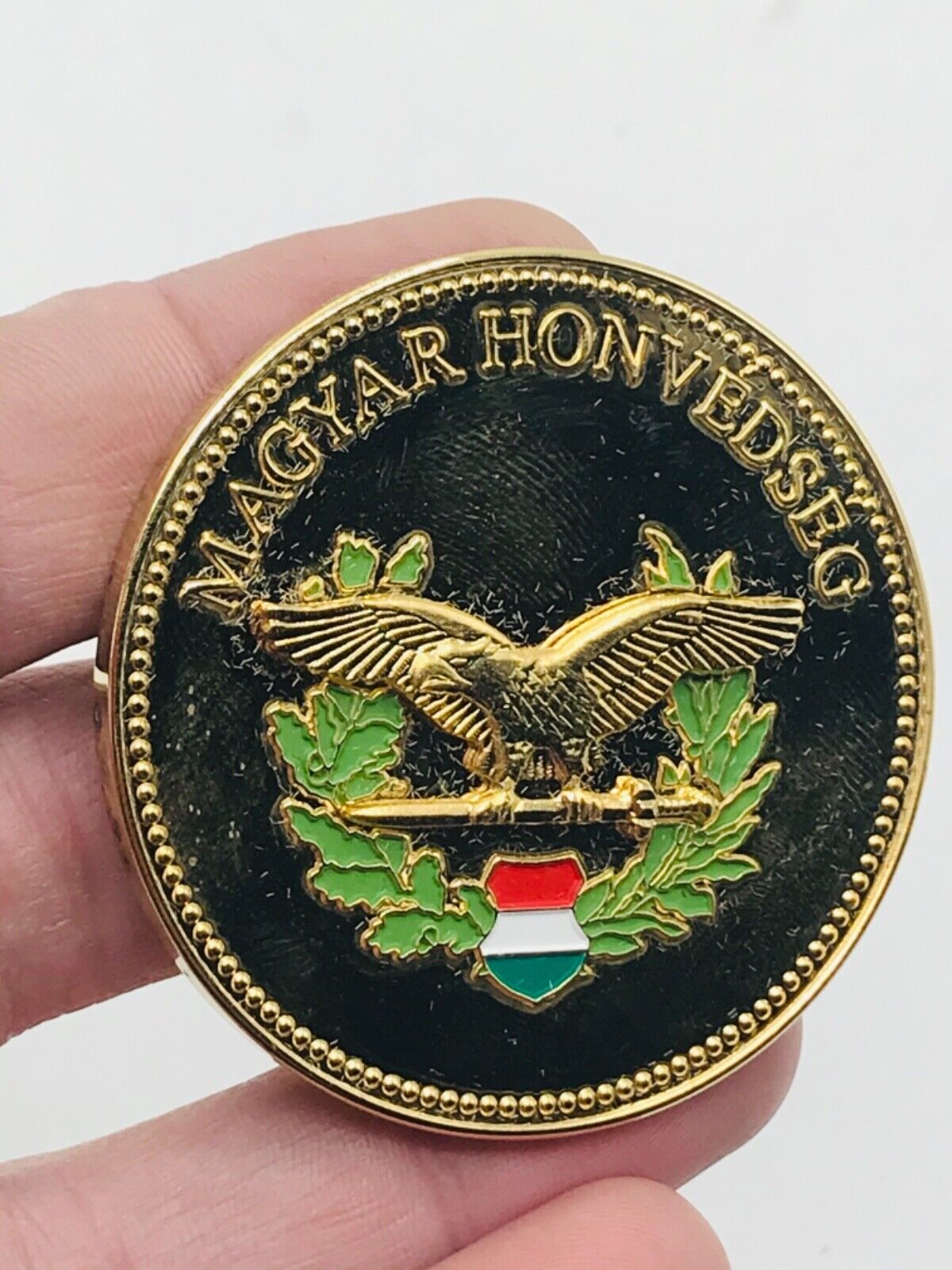 Naples Italy Thank You Magyar Honvedseg United States Army Challenge Coin 